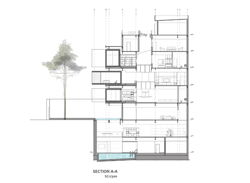 Illustration for article titled This Clever Transforming House Has Three Rotating Rooms